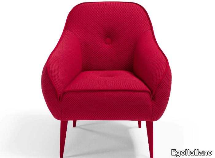 BEBOP - Technical fabric easy chair with armrests _ Egoitaliano