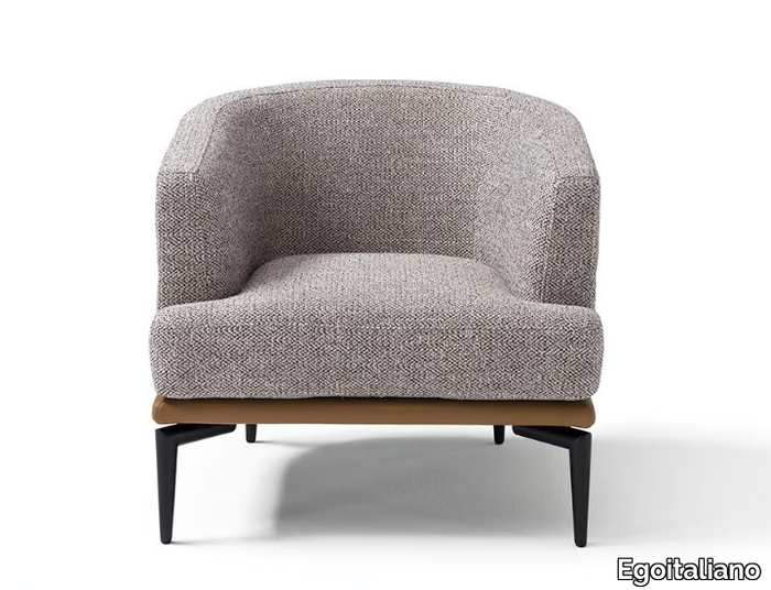 BONNIE - Fabric armchair with armrests _ Egoitaliano