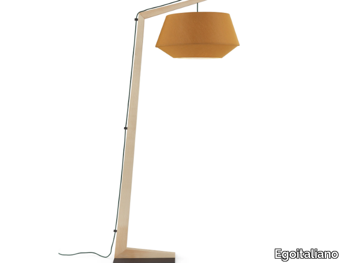 GEPPETTO - Wooden floor lamp _ Egoitaliano