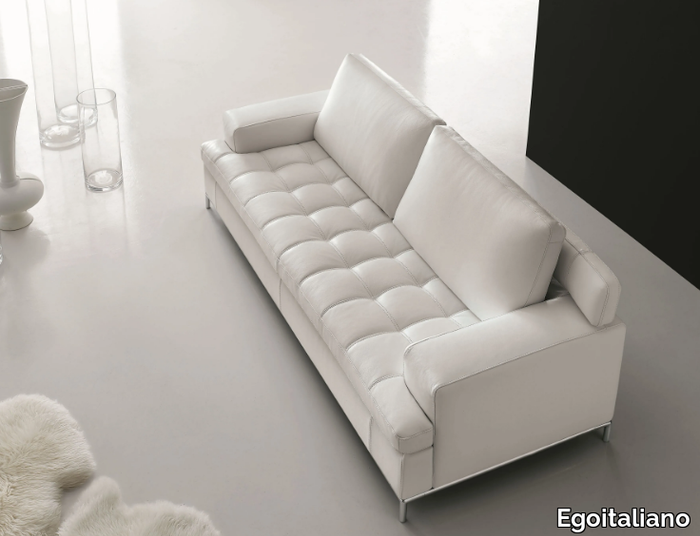 ALEXIA - Leather sofa _ Egoitaliano