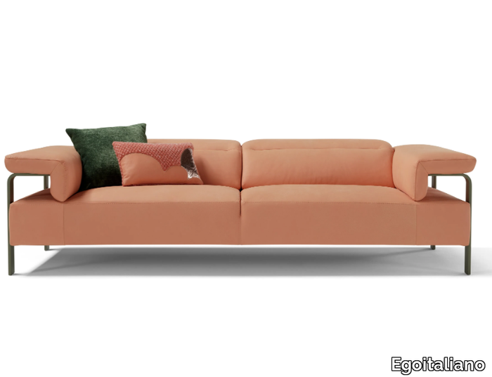 ALUM - Leather sofa _ Egoitaliano