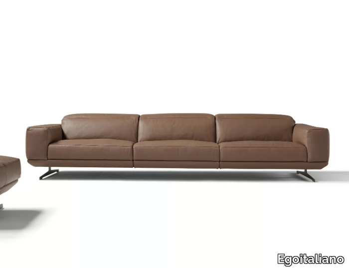 GLORIA - Recliner 3 seater leather sofa _ Egoitaliano