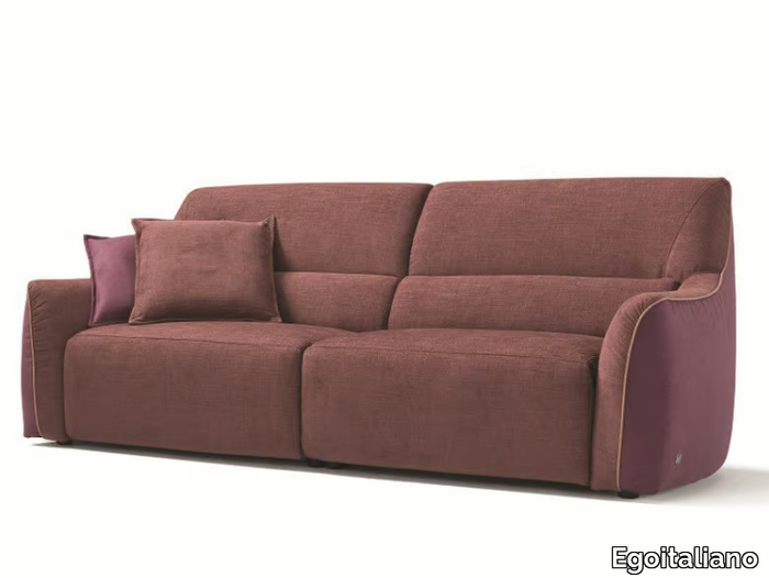 PUFFY - Recliner 3 seater relaxing fabric sofa _ Egoitaliano