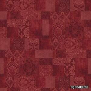 patchwork red