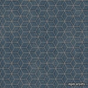 fine hexagon blue