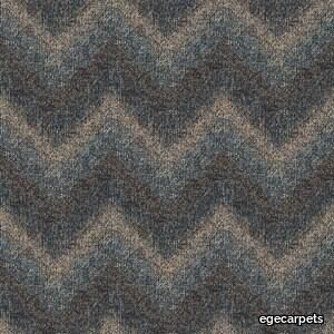 zigzag knit blue