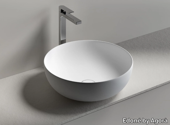 CATINO - Countertop round washbasin _ Edoné by Agorà