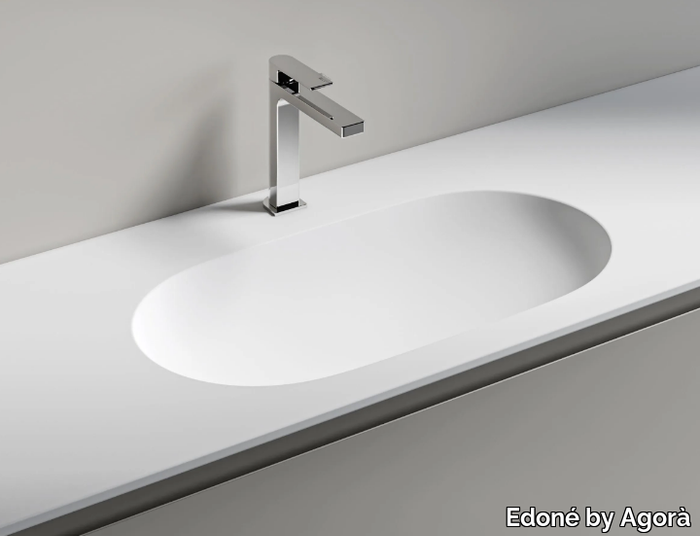 ARES - Oval washbasin _ Edoné by Agorà