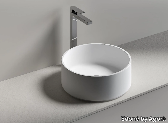 EROS - Countertop round washbasin _ Edoné by Agorà