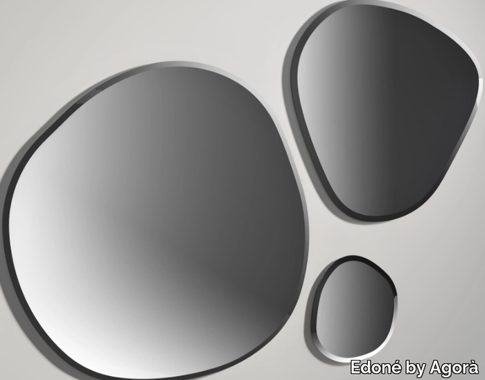 IRREGOLARE - Wall-mounted mirror _ Edoné by Agorà