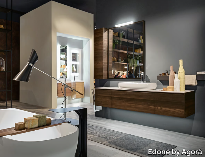 CHR 001 - Wall-mounted vanity unit _ Edoné by Agorà