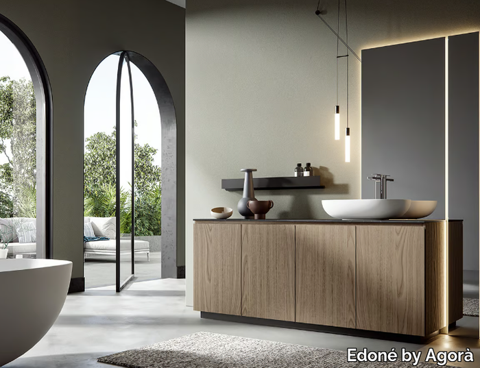 GIU 9001 - Floor-standing vanity unit _ Edoné by Agorà