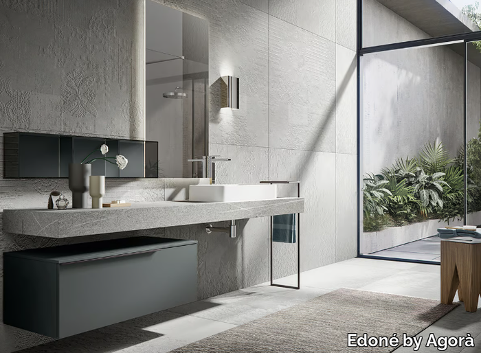 GIU 9029 - Single washbasin countertop _ Edoné by Agorà