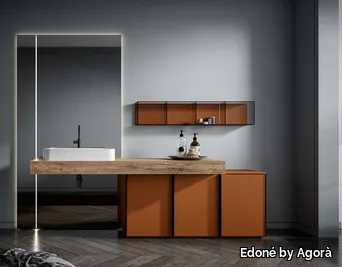 REA 004 - Single washbasin countertop _ Edoné by Agorà