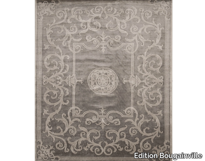 ALTESSE ANCHOR - Rectangular handmade silk rug _ Edition Bougainville