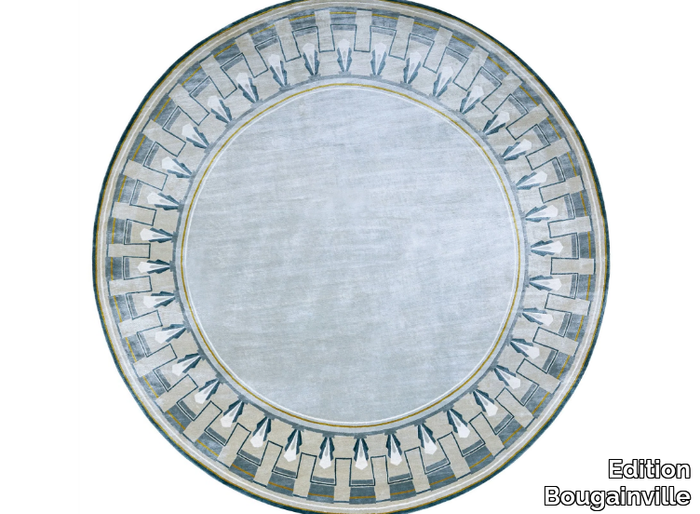 CHAILLOT ATLANTIC - Round custom handmade rug _ Edition Bougainville