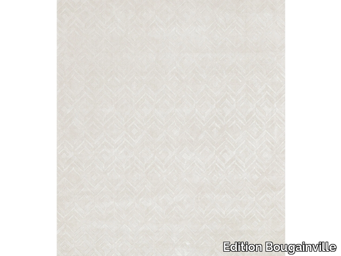 LOZENGE ICEBERG - Rectangular handmade wool rug _ Edition Bougainville