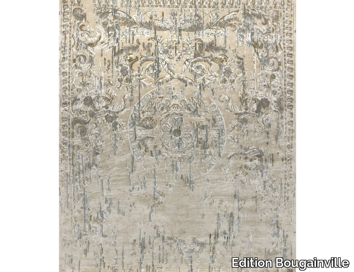 LULLY SHORE - Rectangular handmade silk rug _ Edition Bougainville