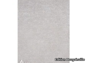 WICKER SILVER - Rectangular handmade rug _ Edition Bougainville