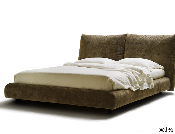 STAND BY ME - Upholstered fabric bed _ edra