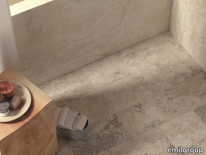 UNIQUE TRAVERTINE CREAM - Wall/floor tiles with travertine effect _ emilgroup