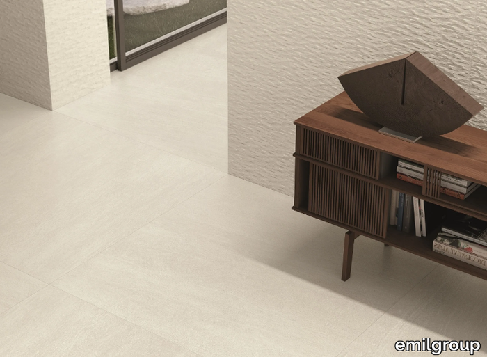 ELEGANCE PRO WHITE - Porcelain stoneware wall/floor tiles with stone effect _ emilgroup