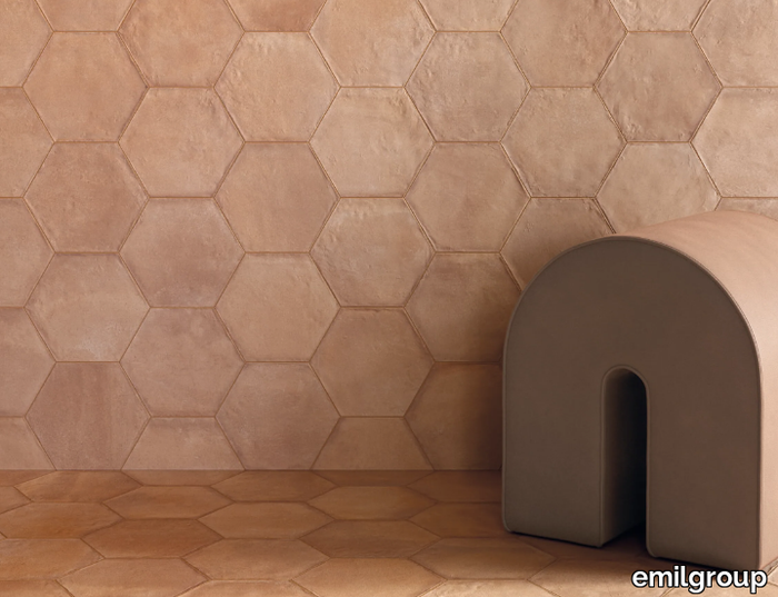 FORME ROSATO - Porcelain stoneware wall tiles with terracotta effect _ emilgroup