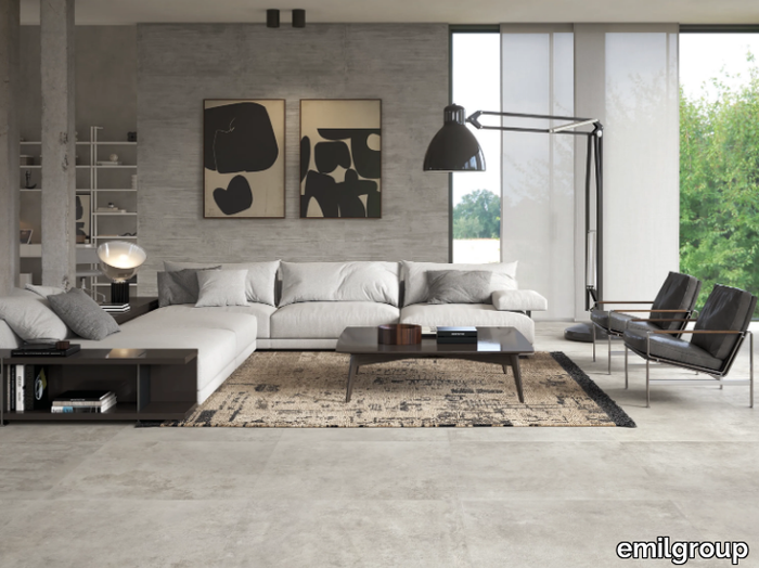 FABRIKA GREY - Porcelain stoneware wall/floor tiles with concrete effect _ emilgroup