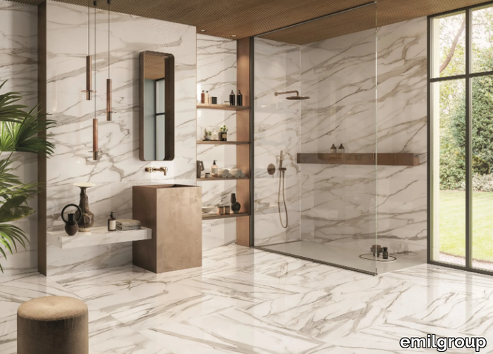 TELE DI MARMO RELOADED CALACATTA - Porcelain stoneware wall/floor tiles _ emilgroup