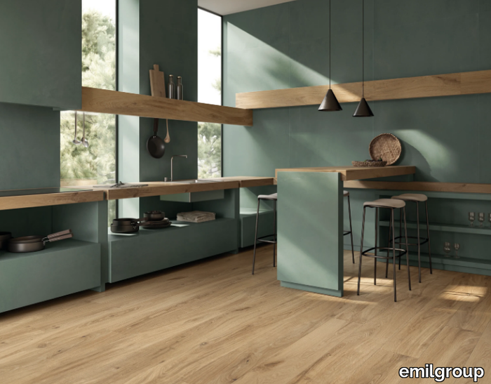 I-WOOD ROVERE DORATO - Porcelain stoneware wall/floor tiles with wood effect _ emilgroup