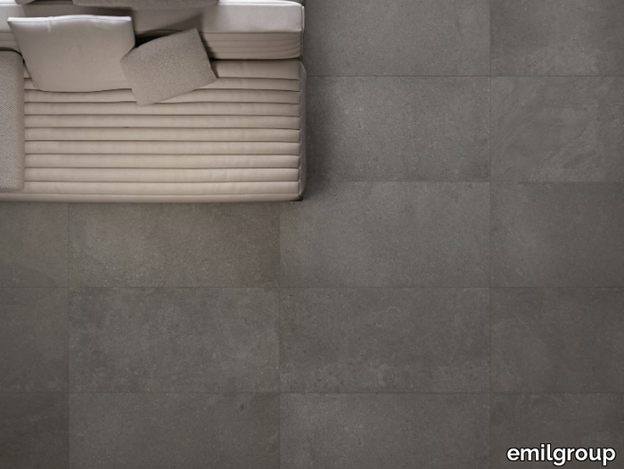 MAPIERRE NOIR - Porcelain stoneware wall/floor tiles with stone effect _ emilgroup