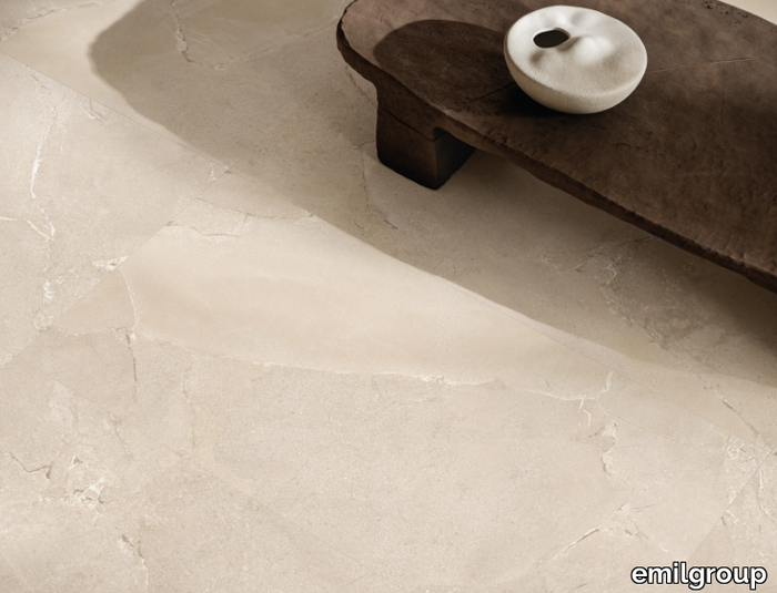 UNIQUE INFINITY BEIGE - Porcelain stoneware wall/floor tiles with stone effect _ emilgroup