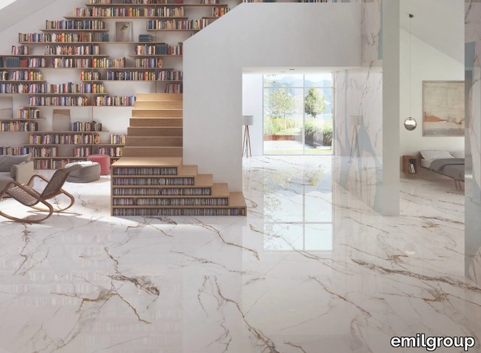 UNIQUE MARBLE PAONAZZETTO - Porcelain stoneware wall/floor tiles with marble effect _ emilgroup