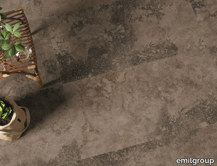 UNIQUE TRAVERTINE CHOCOLATE - Wall/floor tiles with travertine effect _ emilgroup