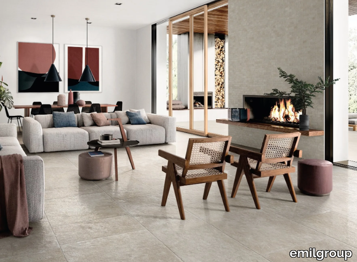 CHATEAU BEIGE - Indoor porcelain stoneware wall/floor tiles _ emilgroup