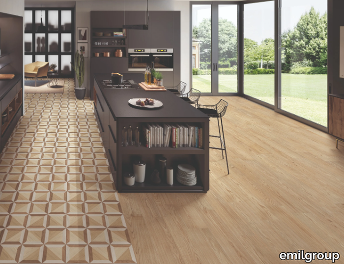 DIMORE DORATO - Porcelain stoneware wall/floor tiles with wood effect _ emilgroup