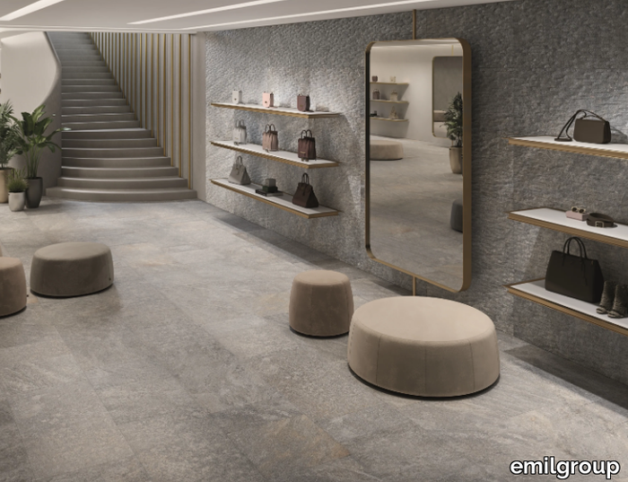 OROS STONE SKY BLUE - Porcelain stoneware wall/floor tiles with stone effect _ emilgroup