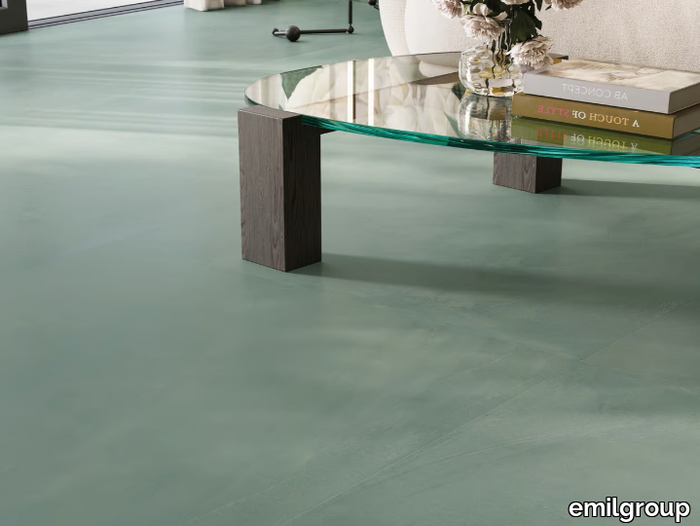 PIGMENTO VERDE SALVIA - Indoor/outdoor porcelain stoneware wall/floor tiles with resin effect _ emilgroup