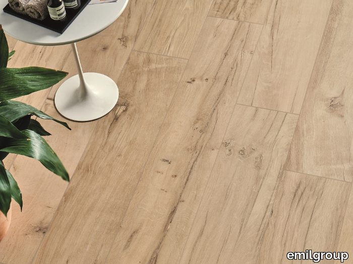 REVIVAL ALMOND - Porcelain stoneware wall/floor tiles with wood effect _ emilgroup