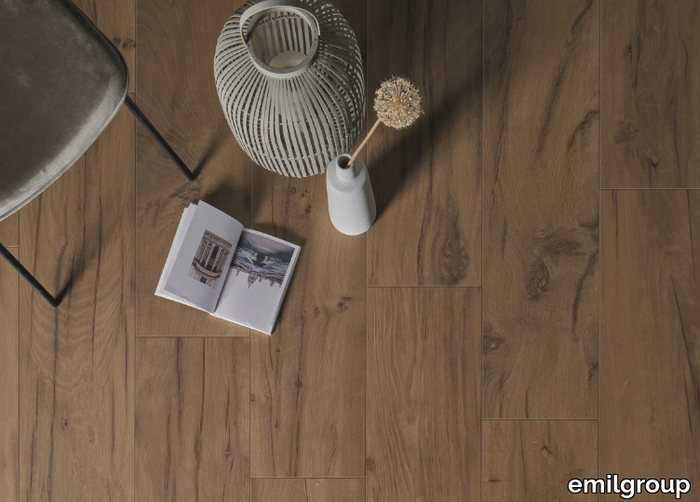 REVIVAL CUOIO - Porcelain stoneware wall/floor tiles with wood effect _ emilgroup