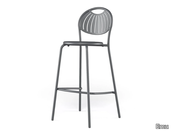 COUPOLE - Stackable plate garden stool _ Emu