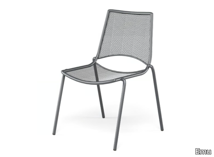 ALA - Stackable steel garden chair _ Emu