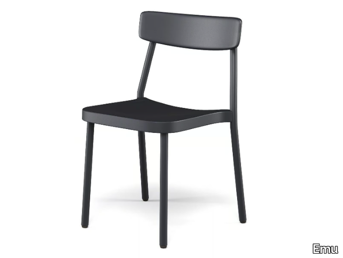 GRACE - Stackable aluminium garden chair _ Emu