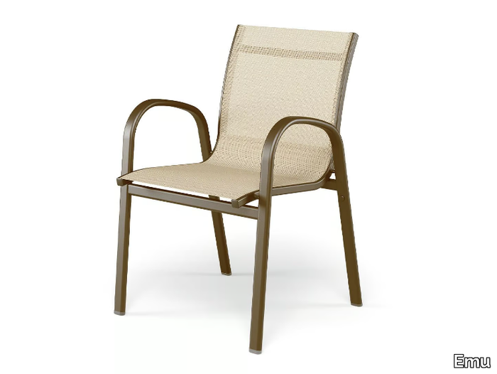 HOLLY - Garden chair with armrests _ Emu