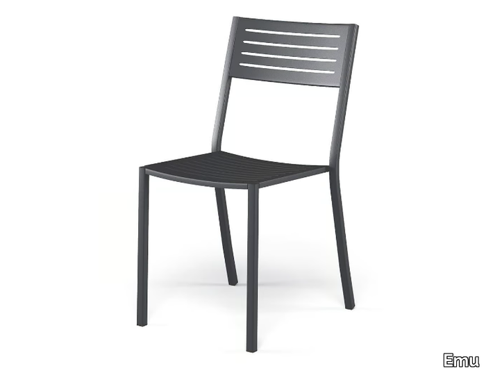 SEGNO - Stackable steel garden chair _ Emu