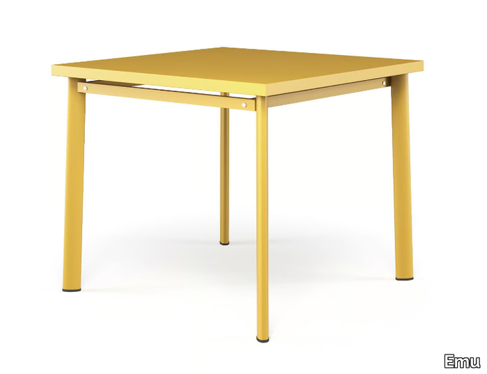 STAR - Square steel garden table _ Emu