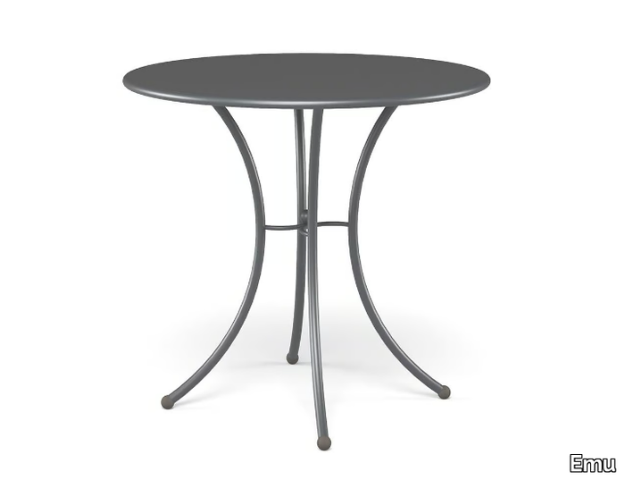 PIGALLE - Round steel garden table _ Emu