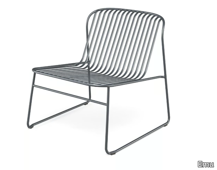 RIVIERA - Garden steel easy chair _ Emu