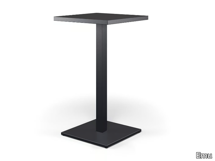 ROUND - Square steel high table _ Emu