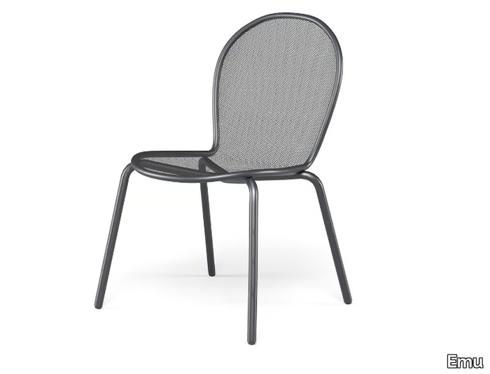 RONDA - Stackable steel garden chair _ Emu